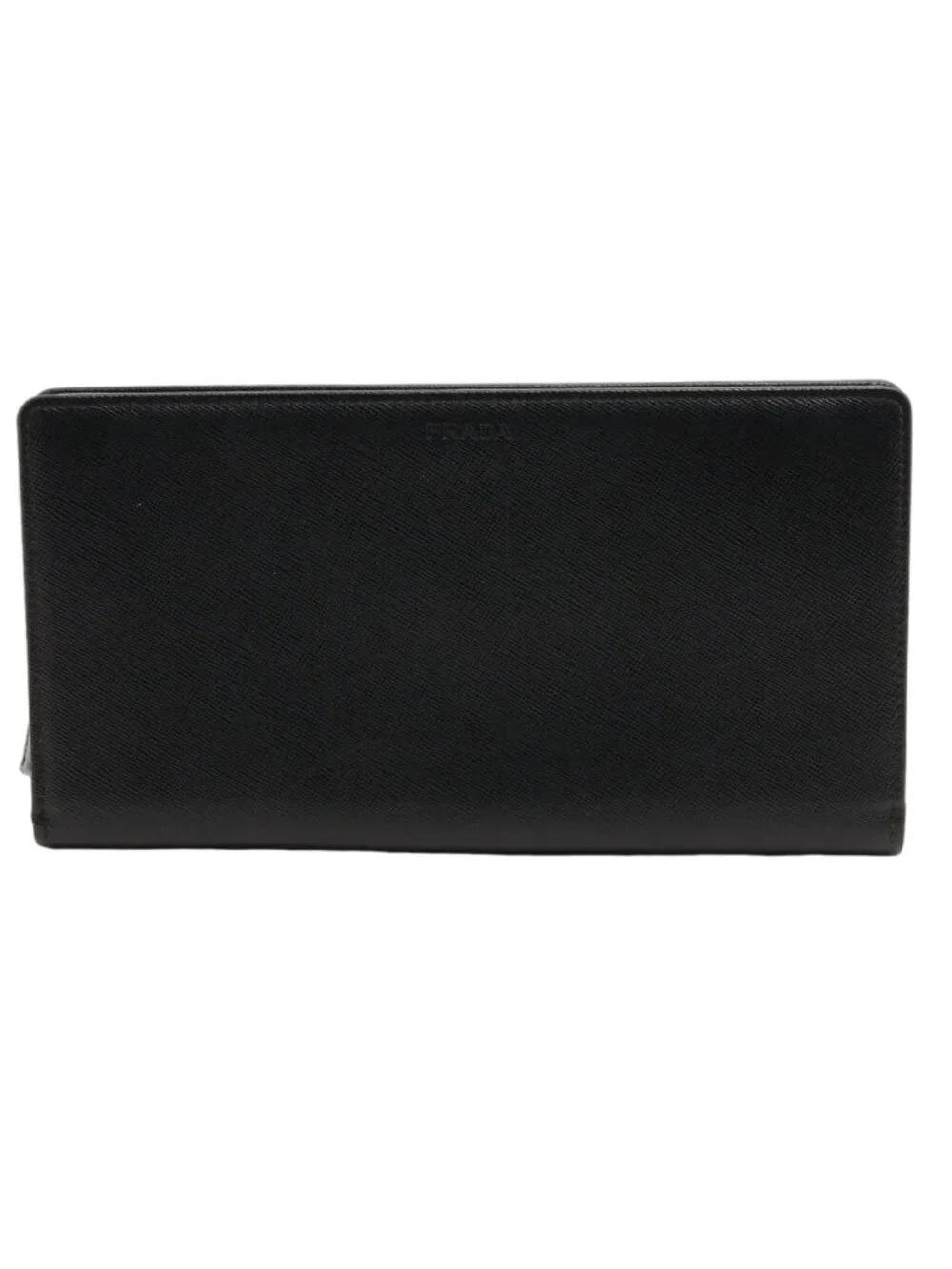 Prada Saffiano Leather Wallet Bifold Black